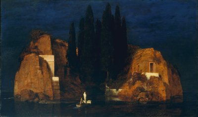 Eiland van de Doden, tweede versie, 1880 door Arnold Böcklin